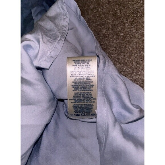 Anthropologie Cloth and Stone Top Shirred Button Down Blue Ombré XS - Picture 8 of 11